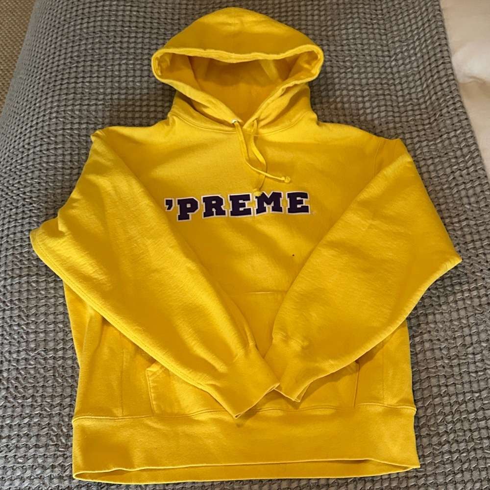 Supreme ‘Preme hooded sweatshirt